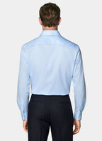 Light Blue Widespread Collar Shirt