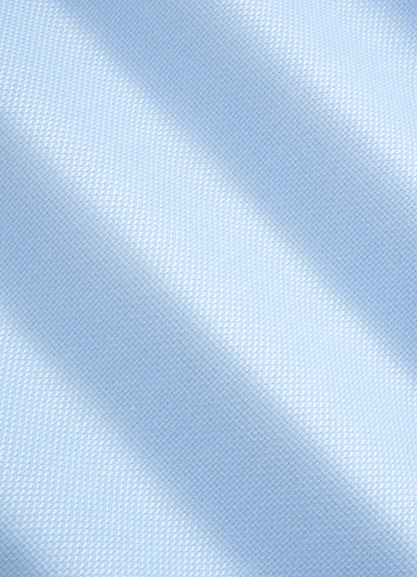 Light Blue Widespread Collar Shirt