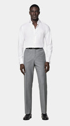 White Cutaway Collar Shirt