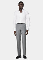 White Cutaway Collar Shirt