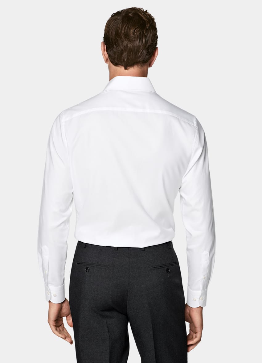 White Classic Collar Shirt
