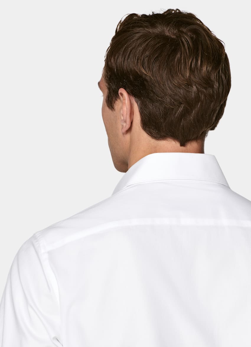 White Classic Collar Shirt