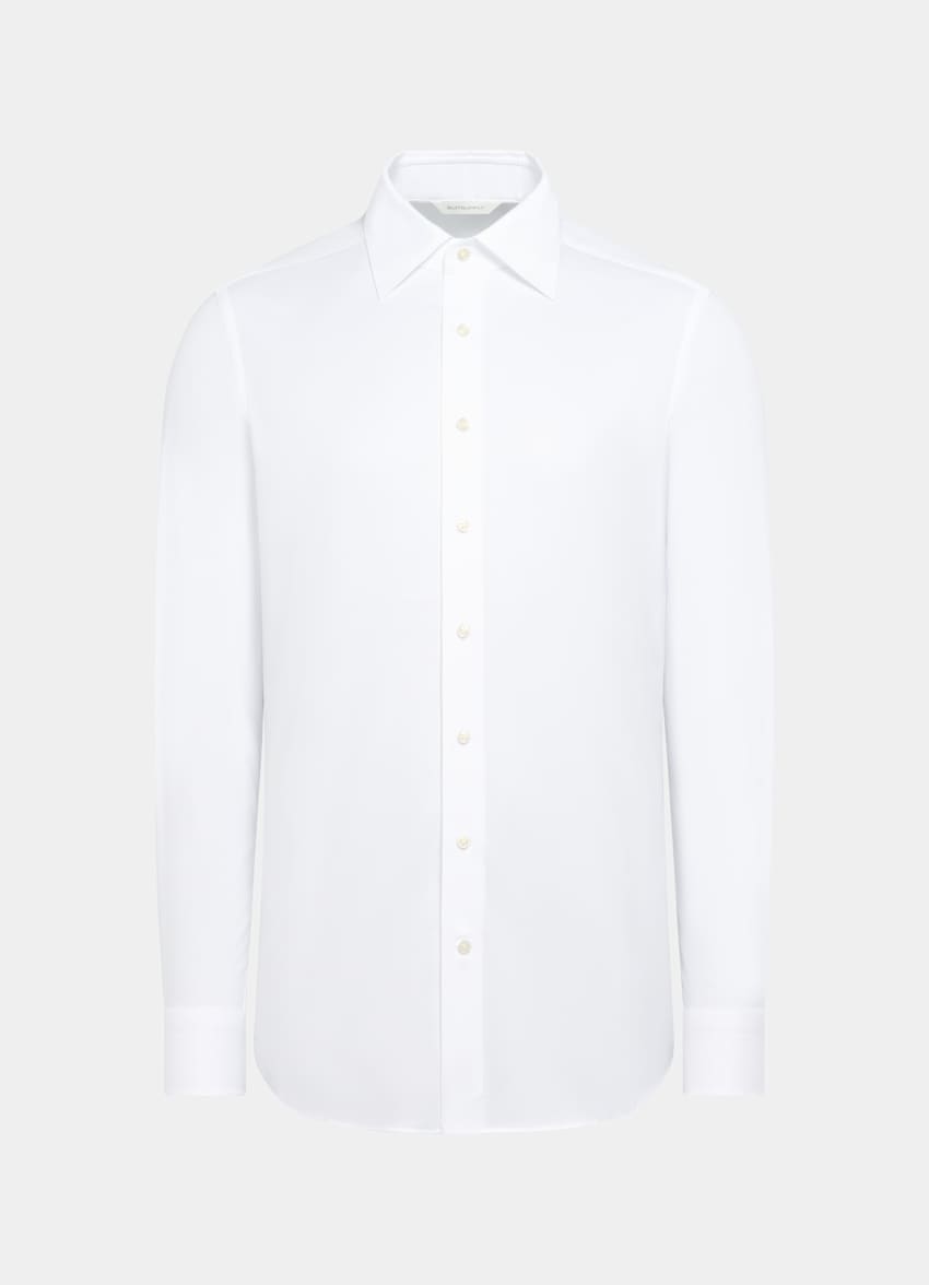 White Classic Collar Shirt