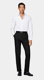 White Classic Collar Shirt