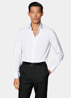 White Classic Collar Shirt