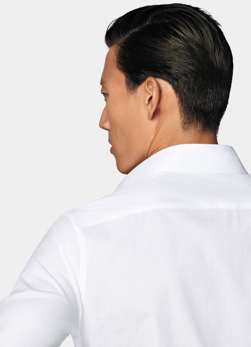 White Classic Collar Shirt