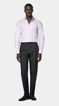 Pink Cutaway Collar Shirt