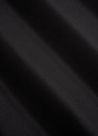 Black Widespread Collar Shirt
