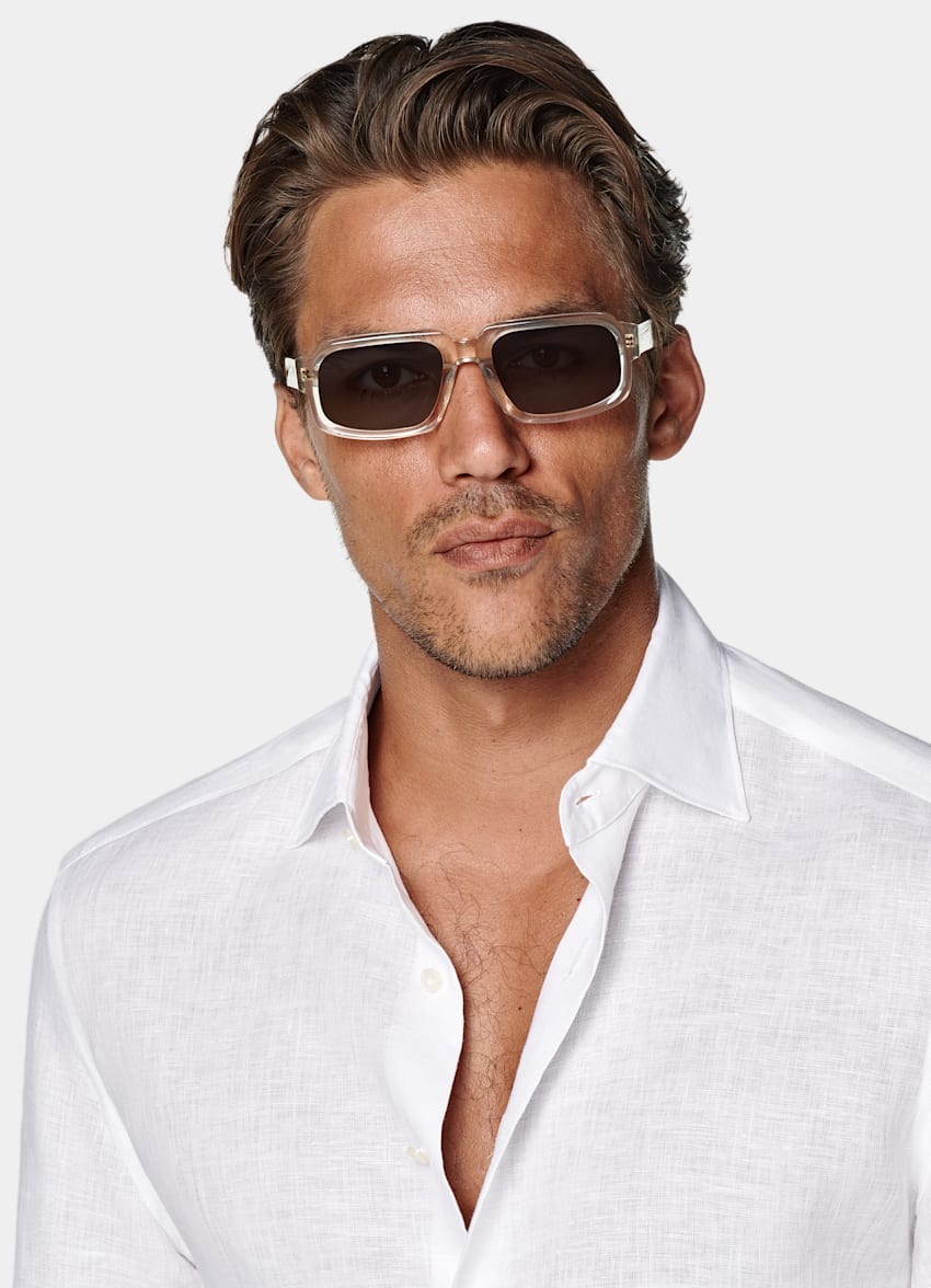 White Linen Shirt