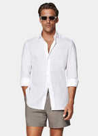 White Linen Shirt