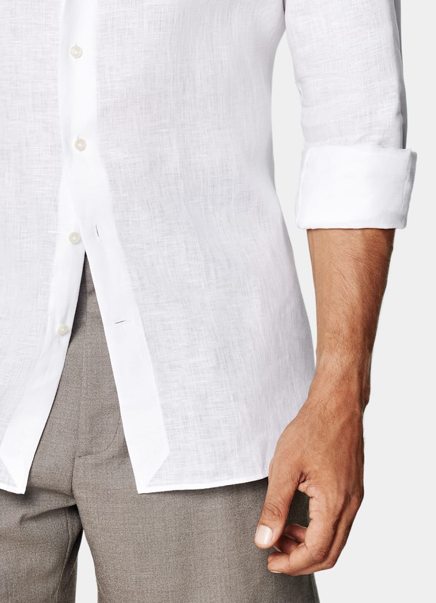 White Linen Shirt