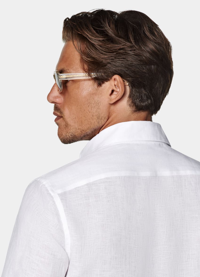 White Linen Shirt
