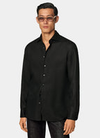 Black Linen Shirt