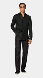Black Linen Shirt