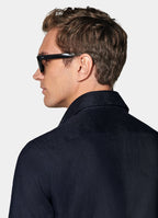Navy Linen Shirt