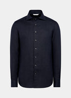 Navy Linen Shirt