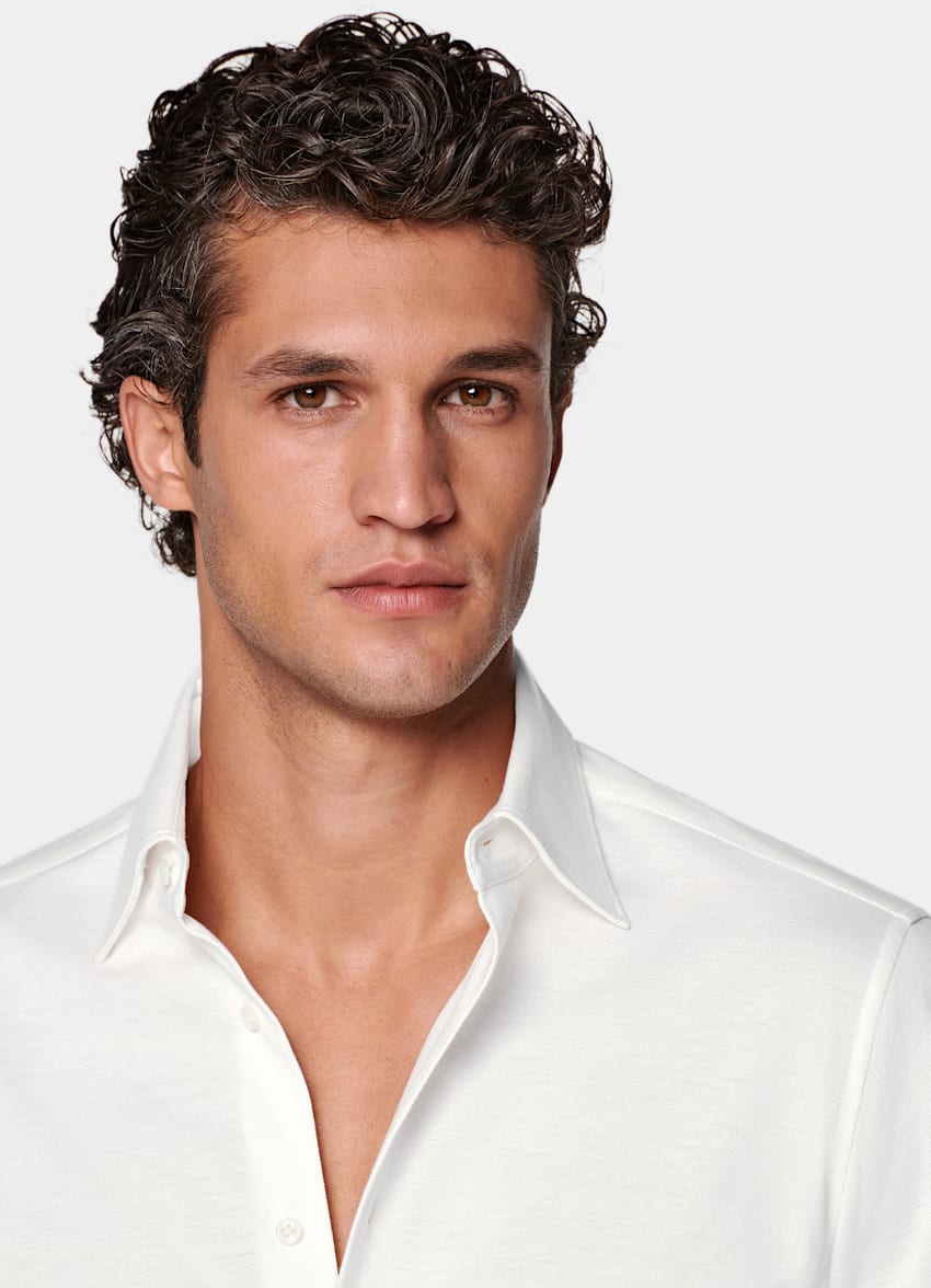 Off-White Cotton Shirt
