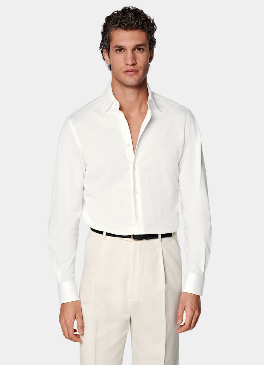 Off-White Cotton Shirt
