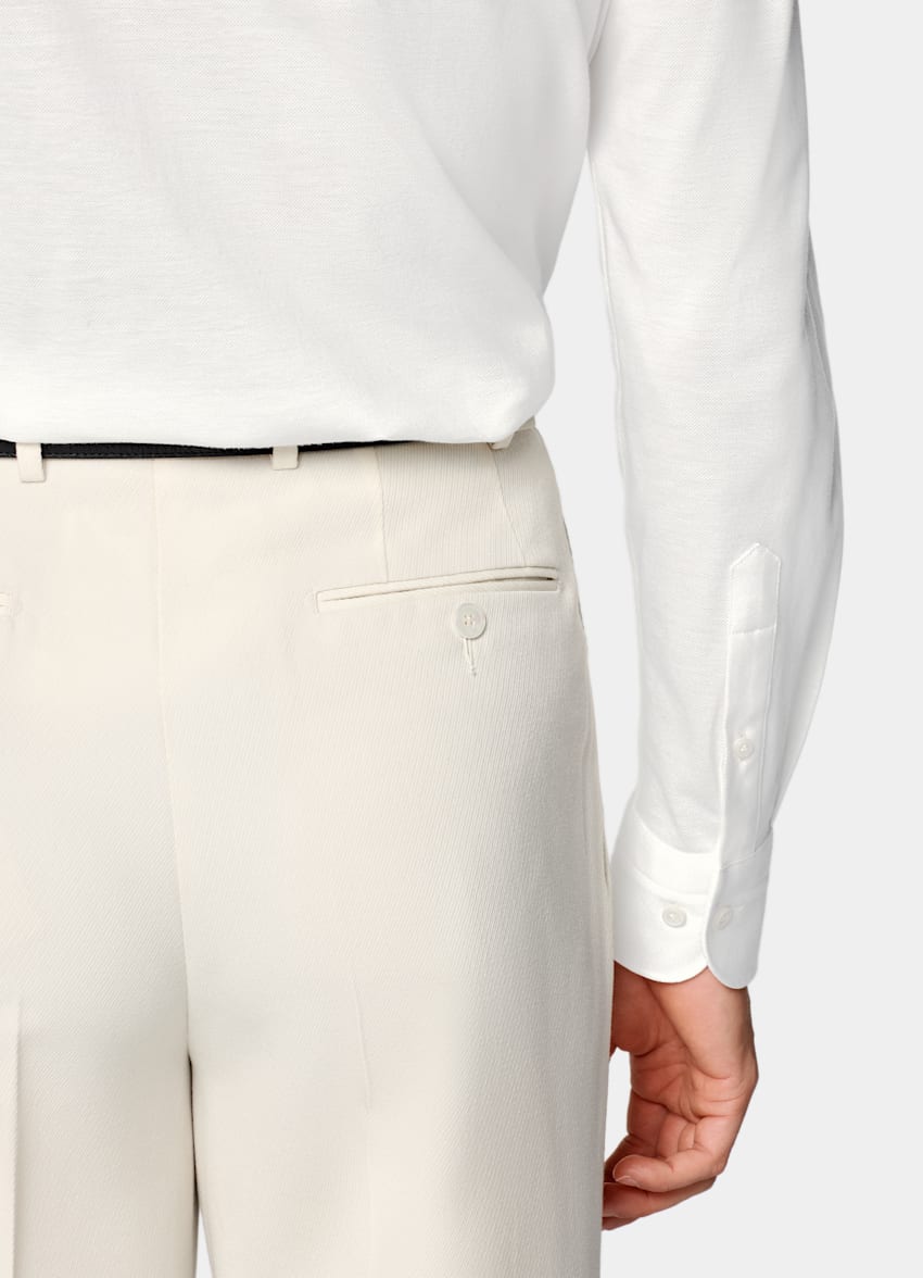 Off-White Cotton Shirt