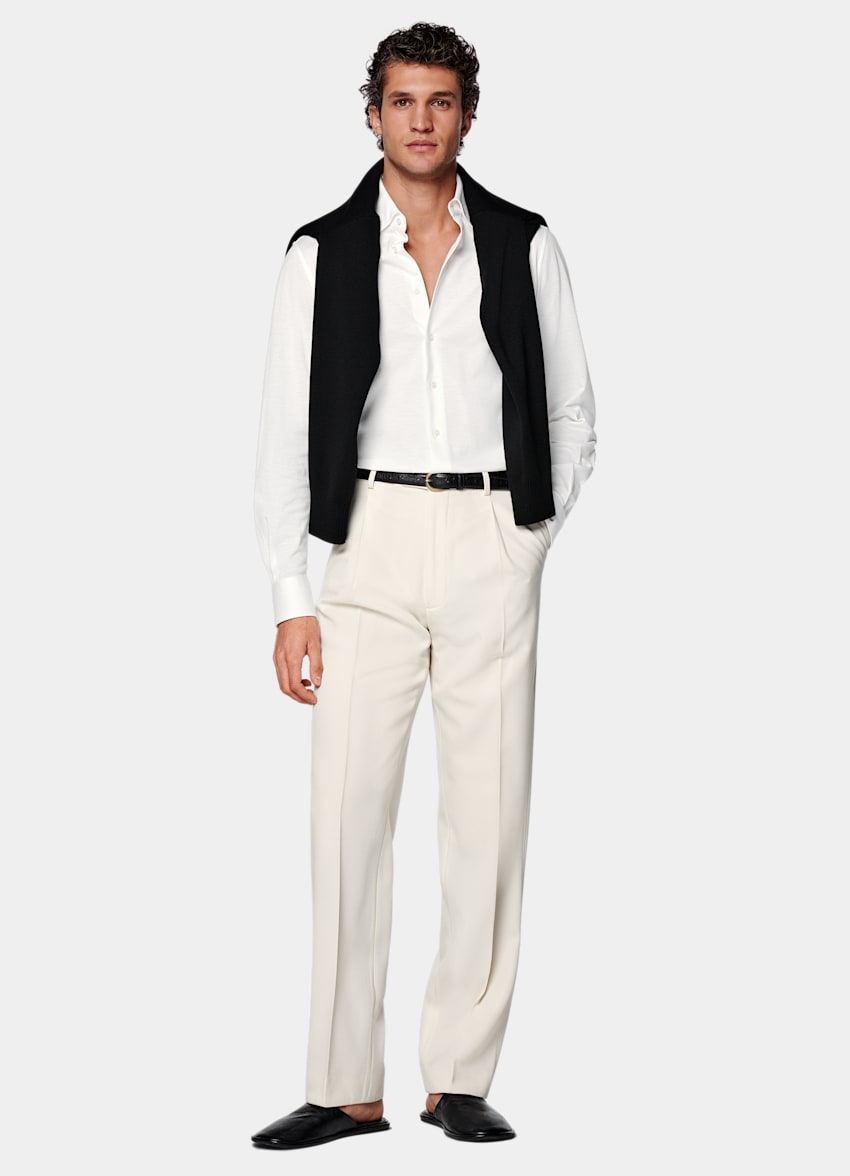 Off-White Cotton Shirt