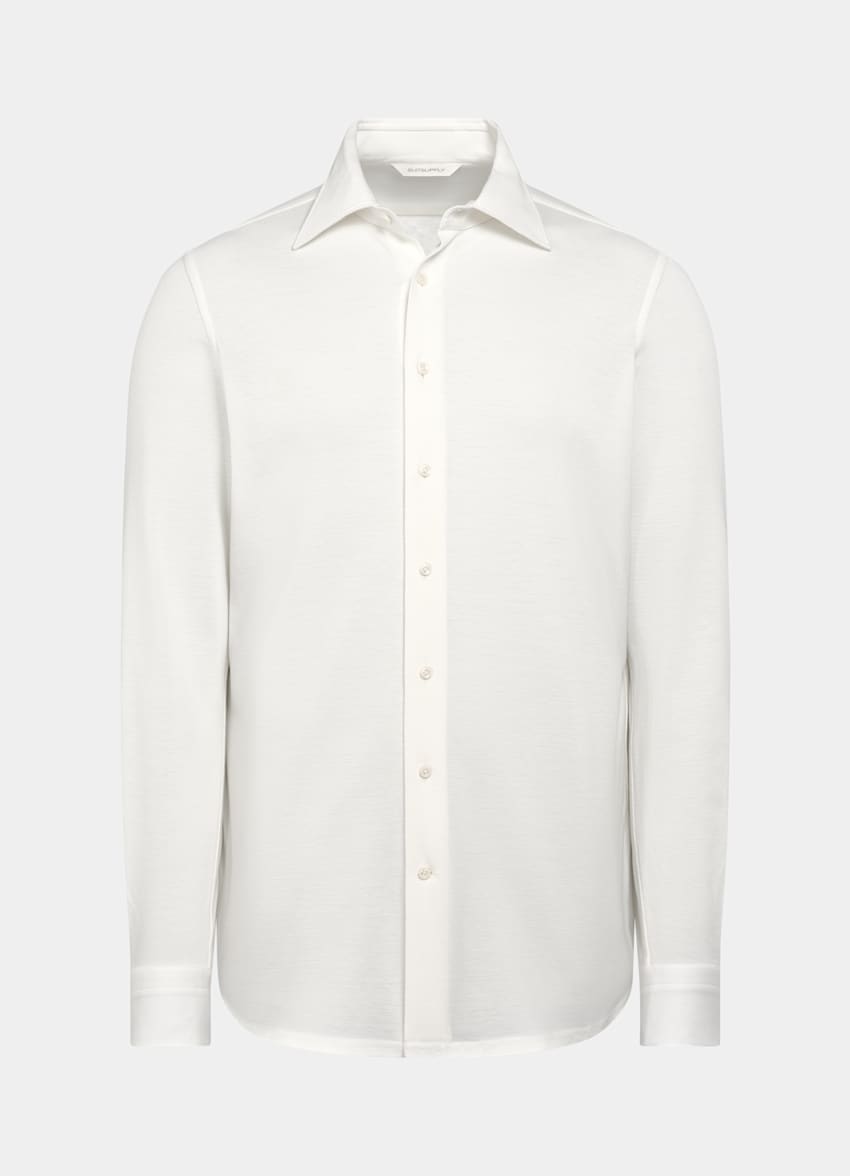 Off-White Cotton Shirt