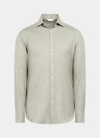 Light Green Cotton Flannel Shirt