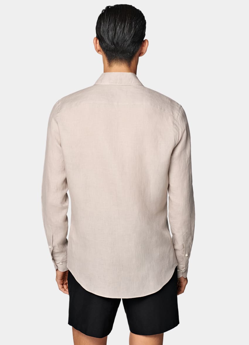 Light Brown Linen Shirt