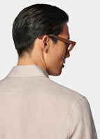 Light Brown Linen Shirt