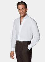White Classic Collar Shirt
