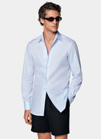 Light Blue Classic Collar Shirt