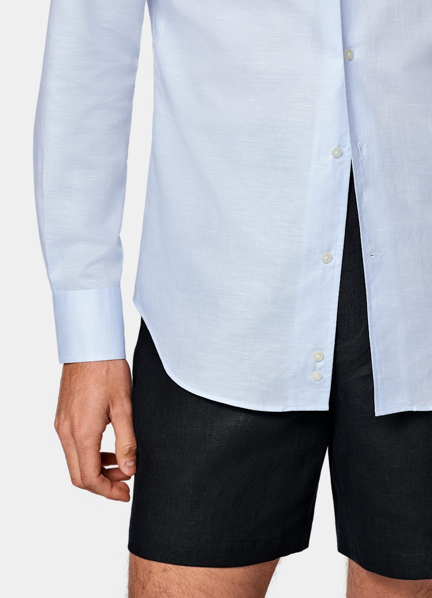 Light Blue Classic Collar Shirt