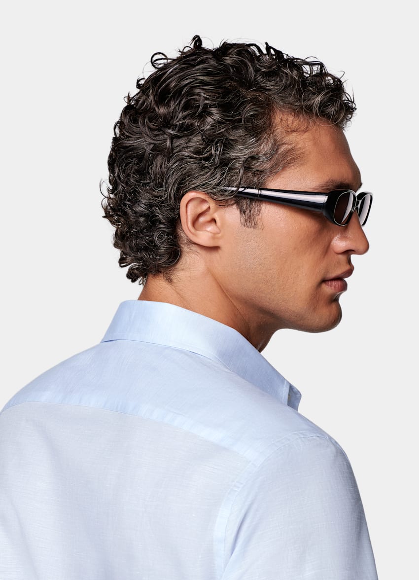 Light Blue Classic Collar Shirt