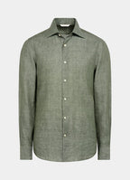 Green Linen Shirt