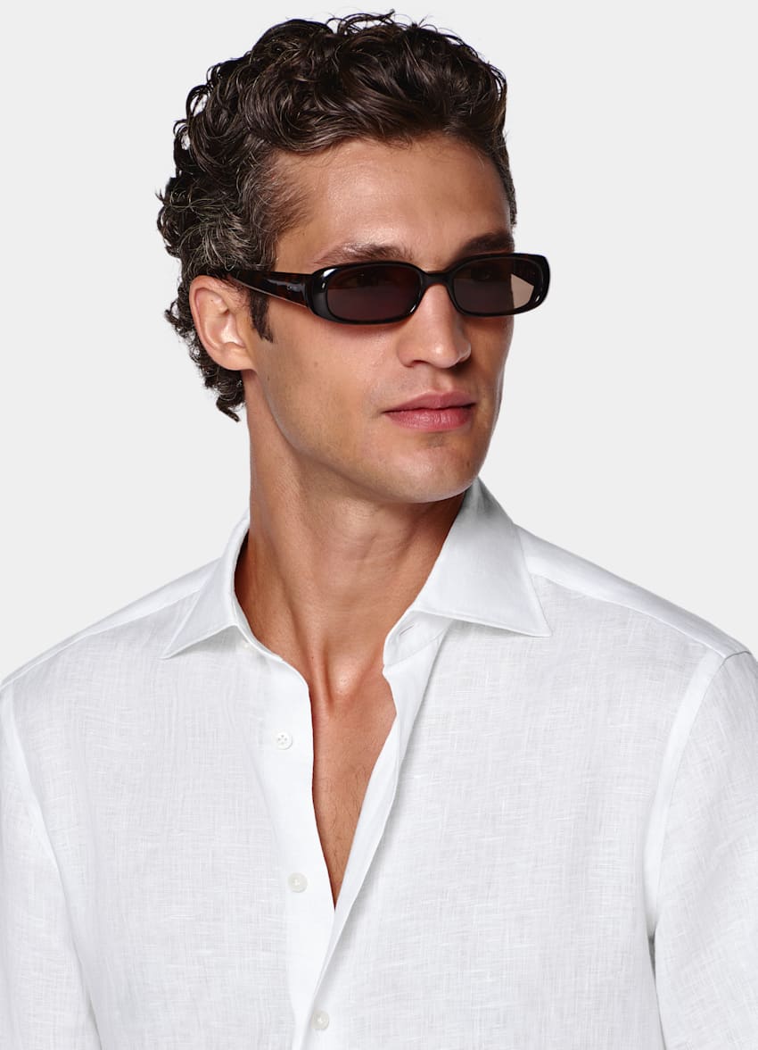 White Linen Shirt