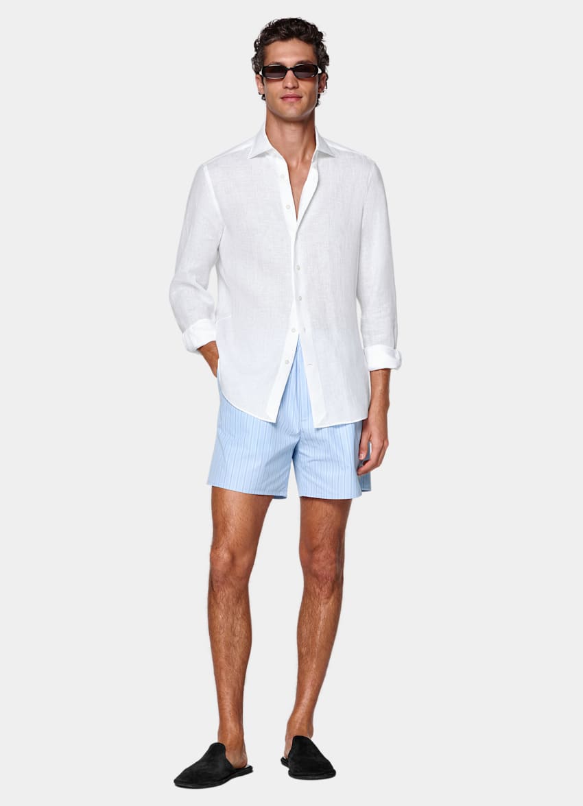 White Linen Shirt