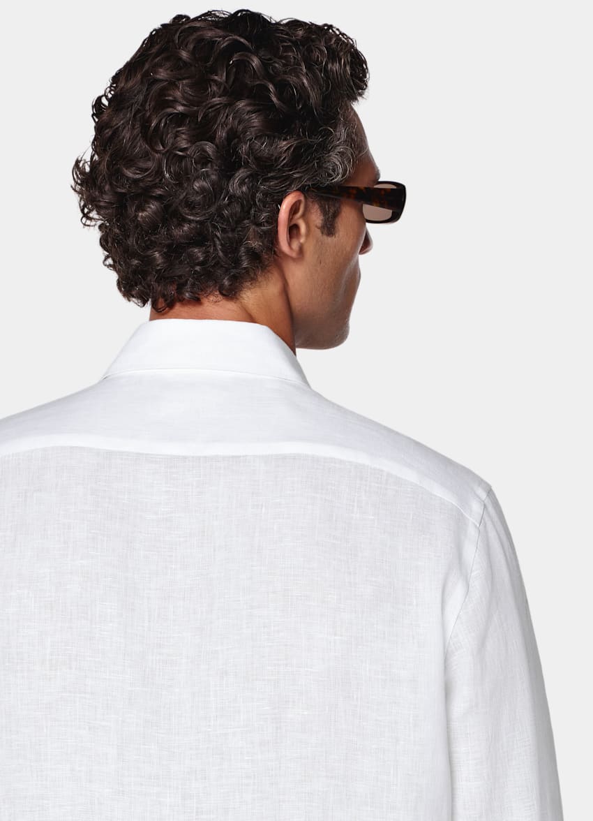 White Linen Shirt