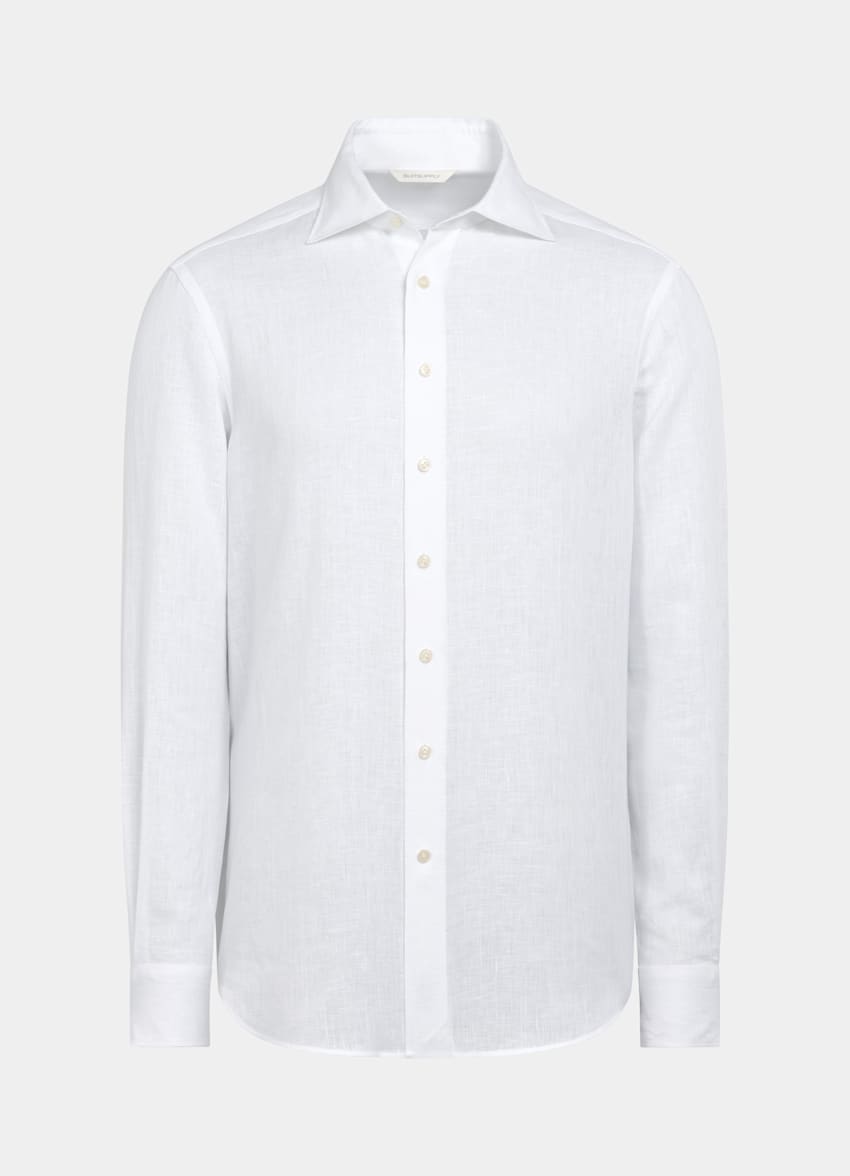 White Linen Shirt