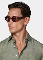 Green Linen Shirt