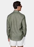 Green Linen Shirt
