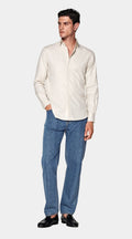 Sand Cotton Flannel Shirt