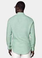 Mid Green Linen Shirt