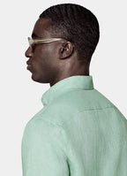 Mid Green Linen Shirt