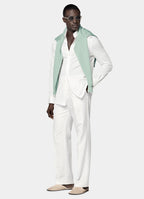 Off-White Knitted Cotton Silk Shirt