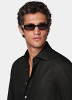 Black Linen Shirt