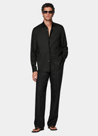 Black Linen Shirt