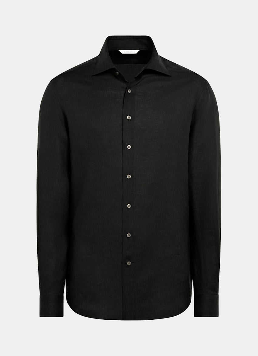 Black Linen Shirt