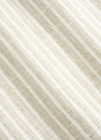 Light Brown Striped Linen Shirt