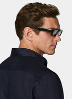 Navy Linen Shirt