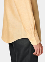 Orange Linen Shirt