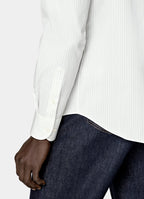 Black Striped Cotton Shirt